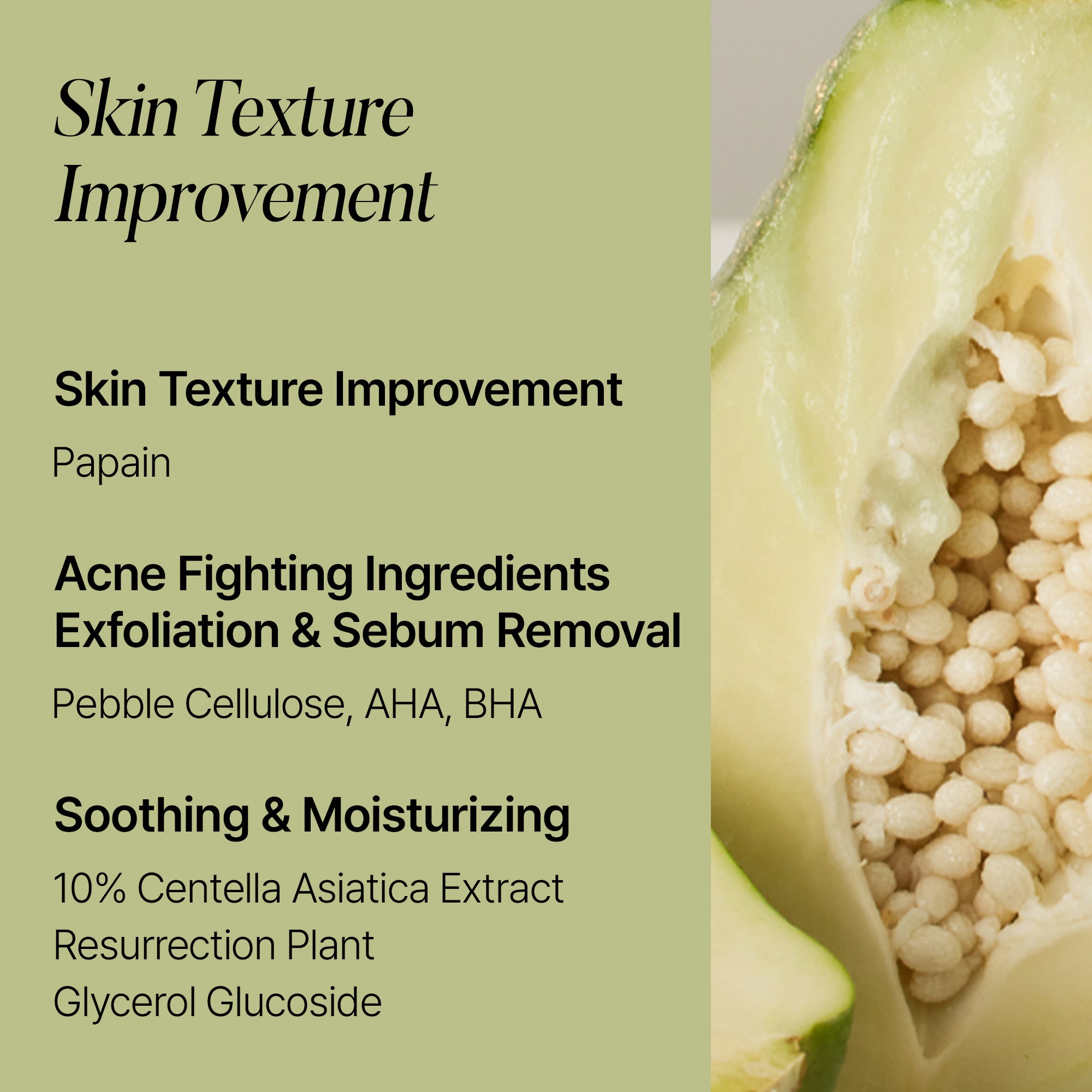 GREEN PAPAYA Body & Face Peeling Cleanser
