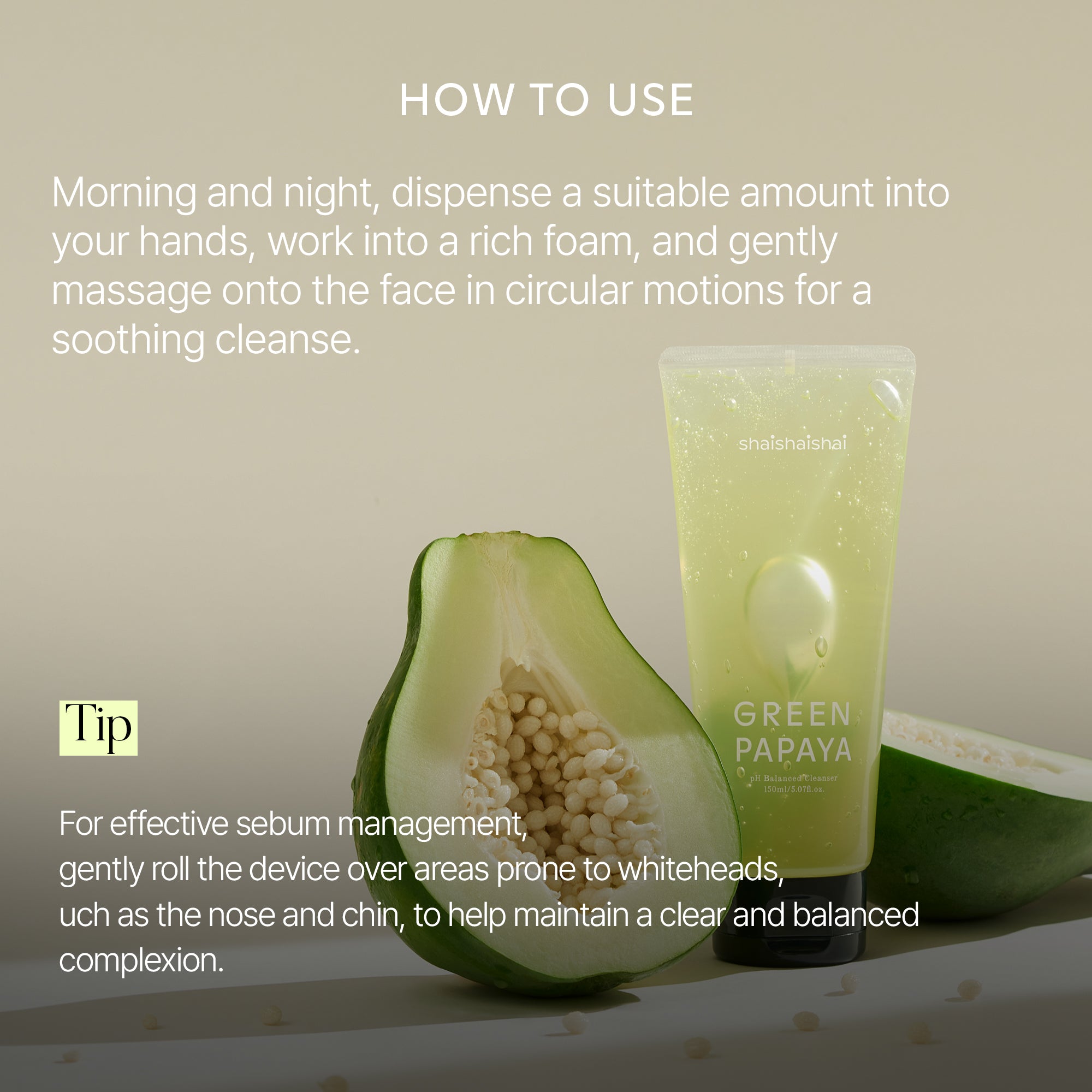 GREEN PAPAYA pH Balanced Cleanser