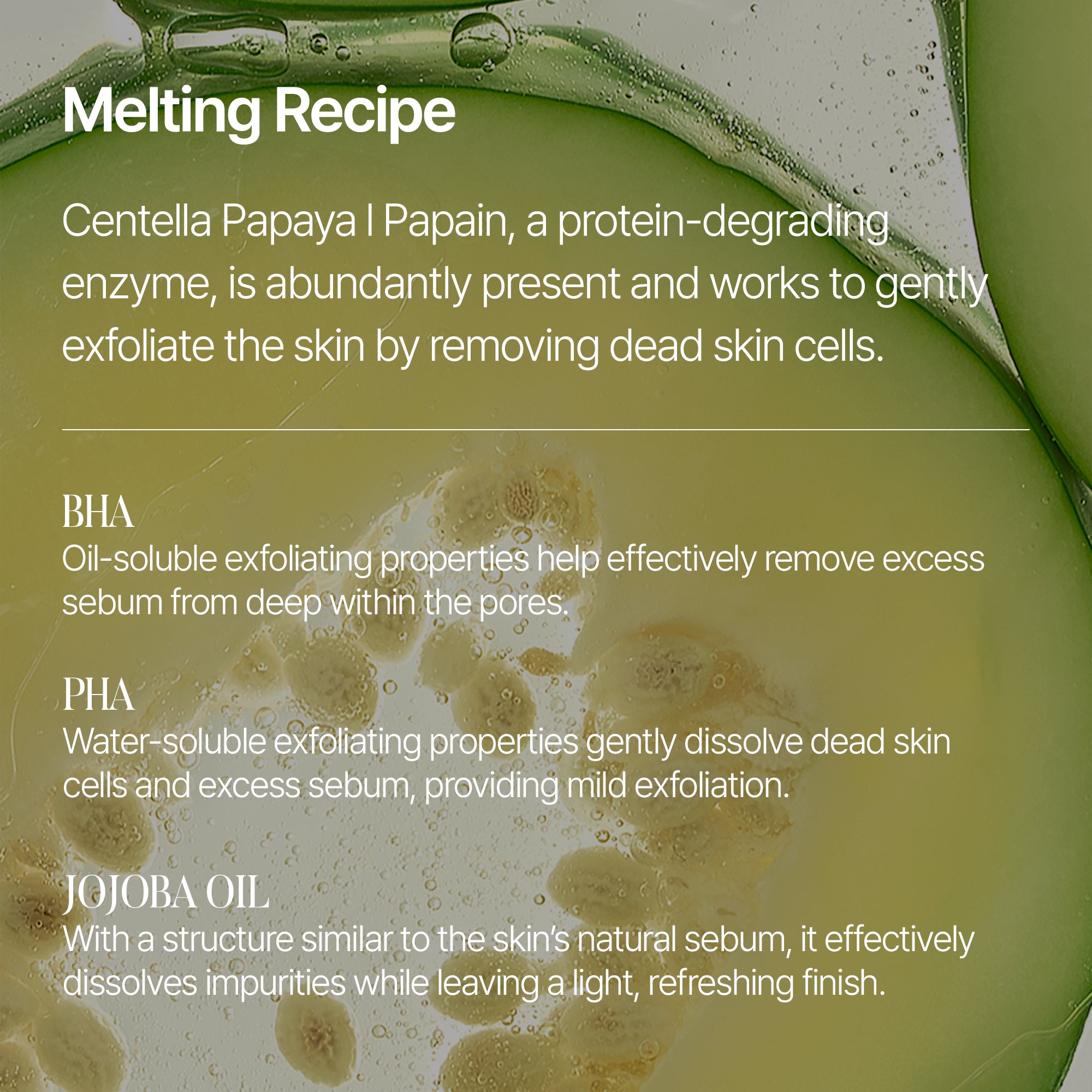 GREEN PAPAYA Pore Deep Cleansing Balm